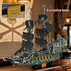 DUANT The Flying Dutchman dimly lit stern balcony and fire pit create cinematic display scenes.