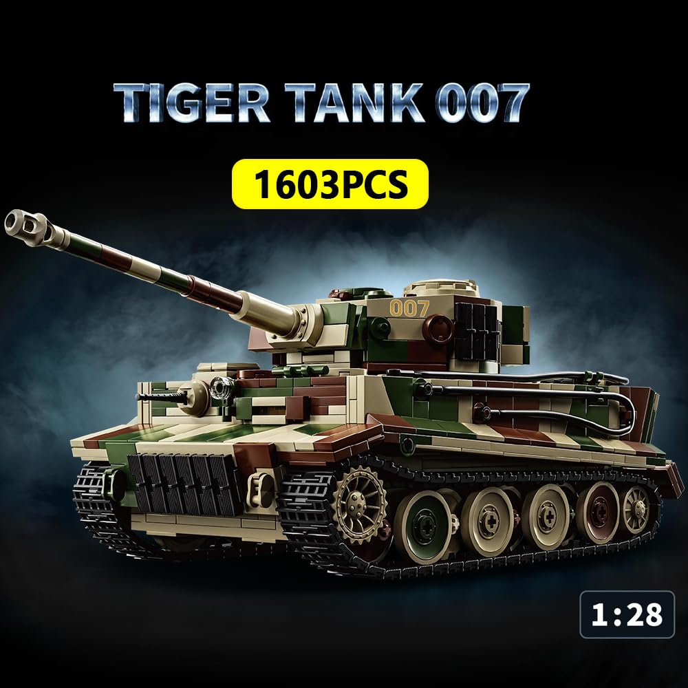 DUANT Tiger Tank No.7 turret rotation feature for dynamic posing.