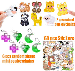 Duccsko animal pop keychains showcase playful rewards for guests