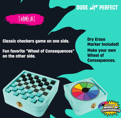 Dude Perfect Sling Puck portable wood design ideal for travel and on-the-go play.