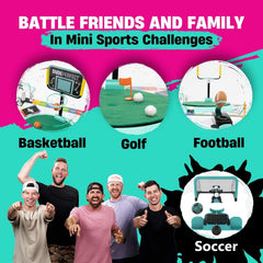 Dude Perfect soccer add-on ball launcher adds extra action to the game.