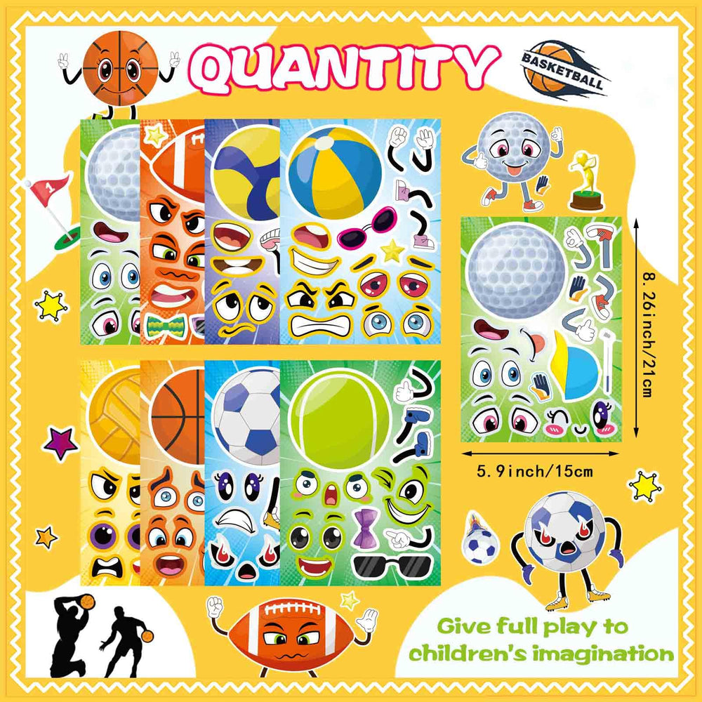 DUJAA 24 PCS stickers are thick, waterproof, and kid-safe for crafts.