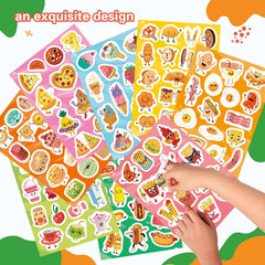 DUJAA bacon and eggs stickers for learning charts and crafts