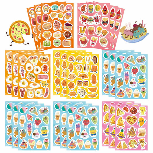DUJAA pizza stickers for classroom rewards and crafts