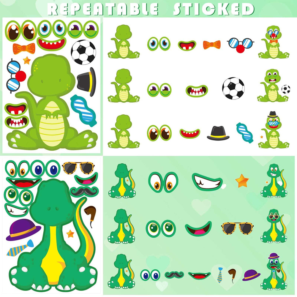 DUJAA dinosaur stickers for gift bags add whimsical decor