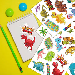 DUJAA dinosaur stickers perfect for invitations, greeting cards, and gifts
