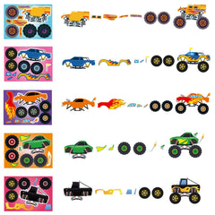 DUJAA monster truck stickers spark hands-on DIY and imaginative play.