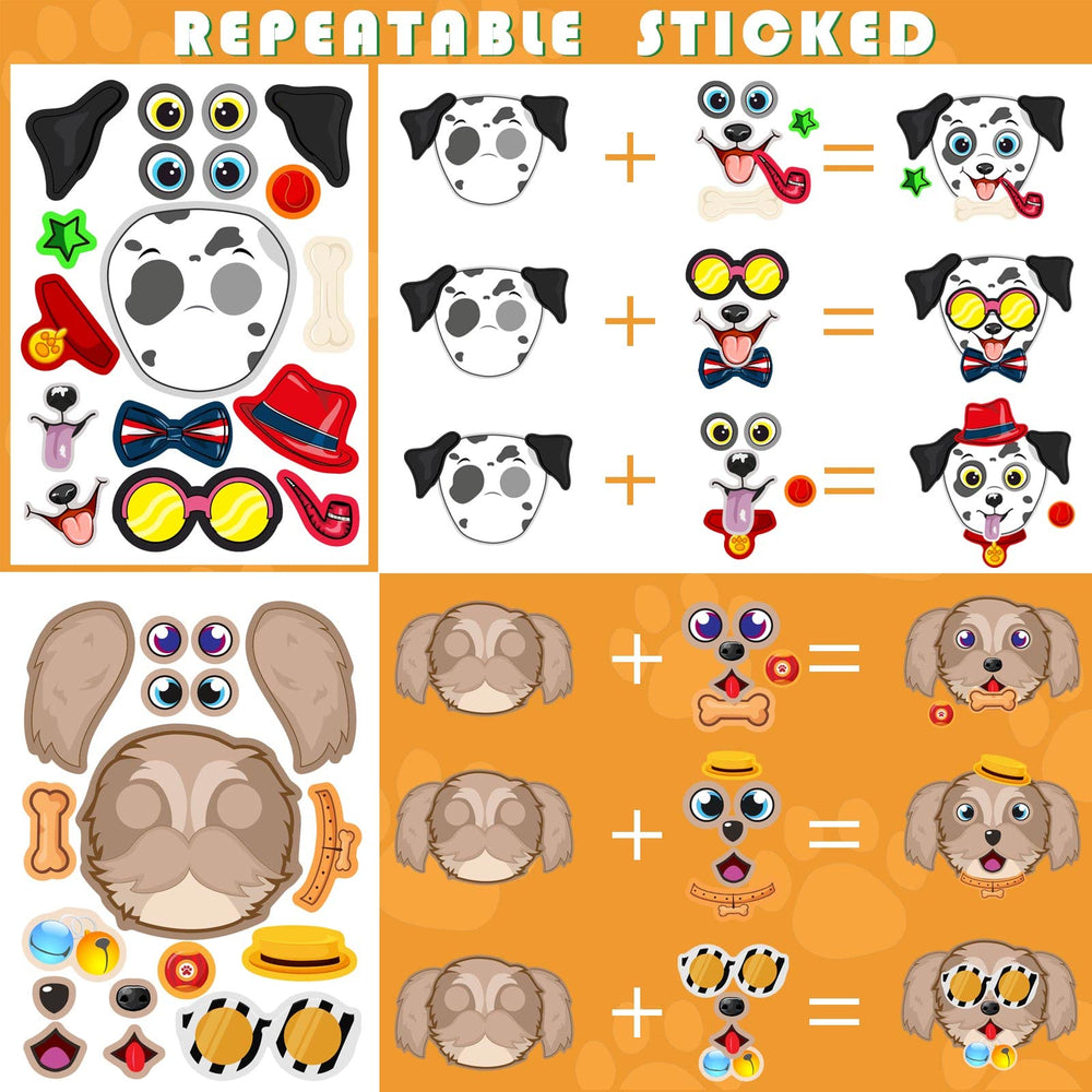 DUJAA dog paws sticker elements ideal for kids crafts and decorating notebooks.