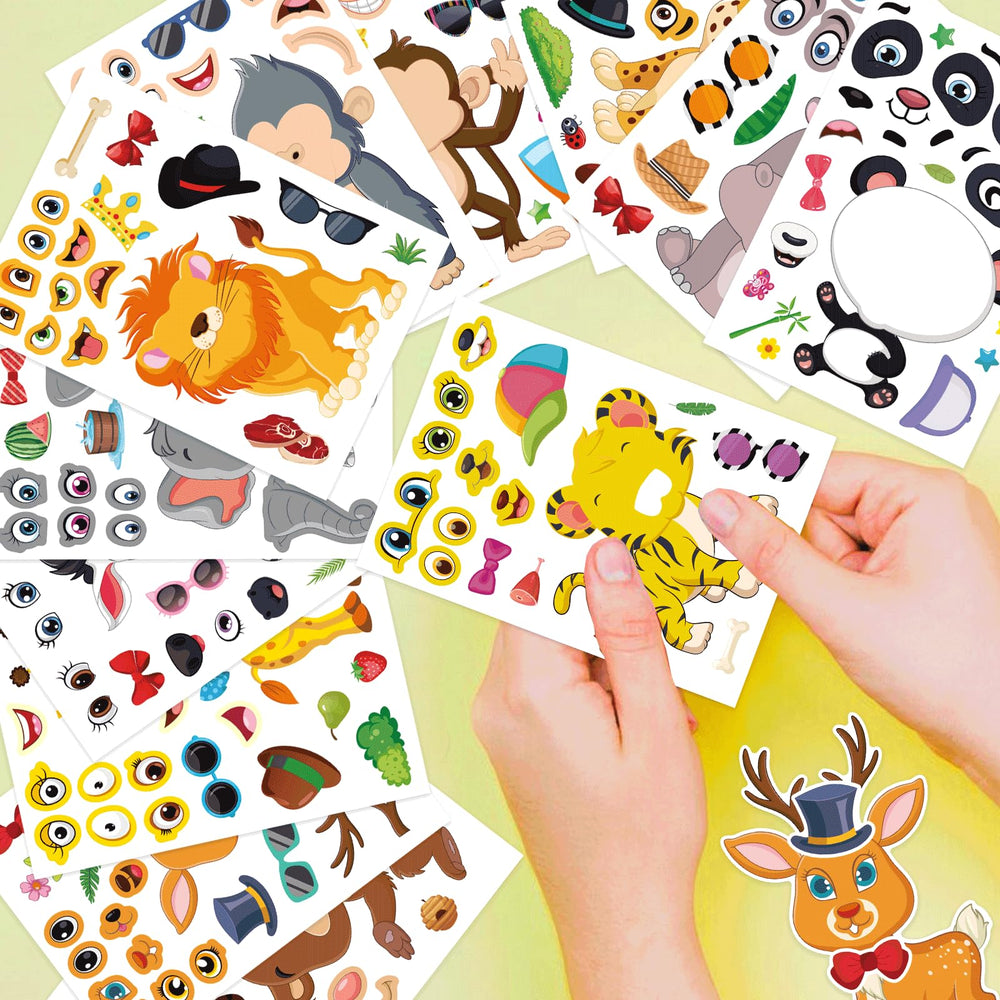 DUJAA Easy-peel paper stickers quick and safe for kids.