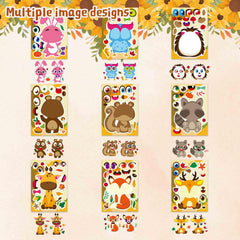 DUJAA fall stickers squirrel acorn design for greeting cards and scrapbooks.