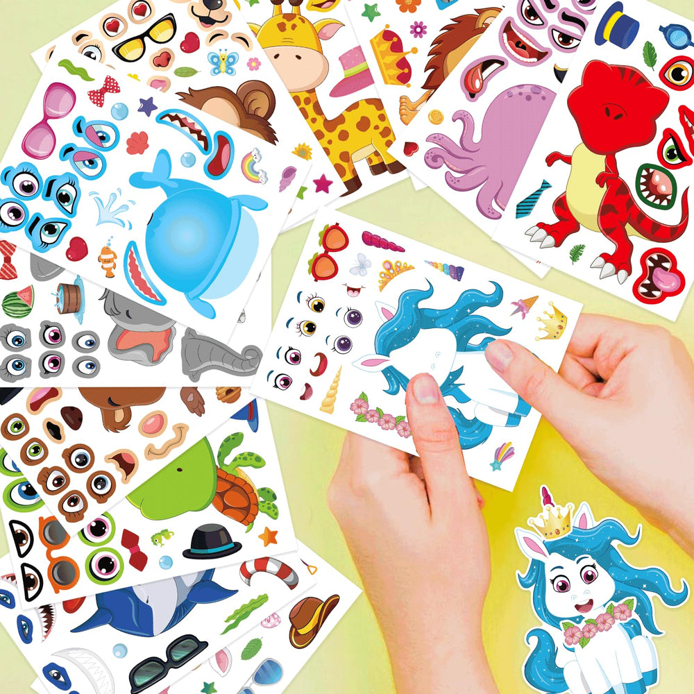 DUJAA glossy film-coated stickers with waterproof finish for practical use.