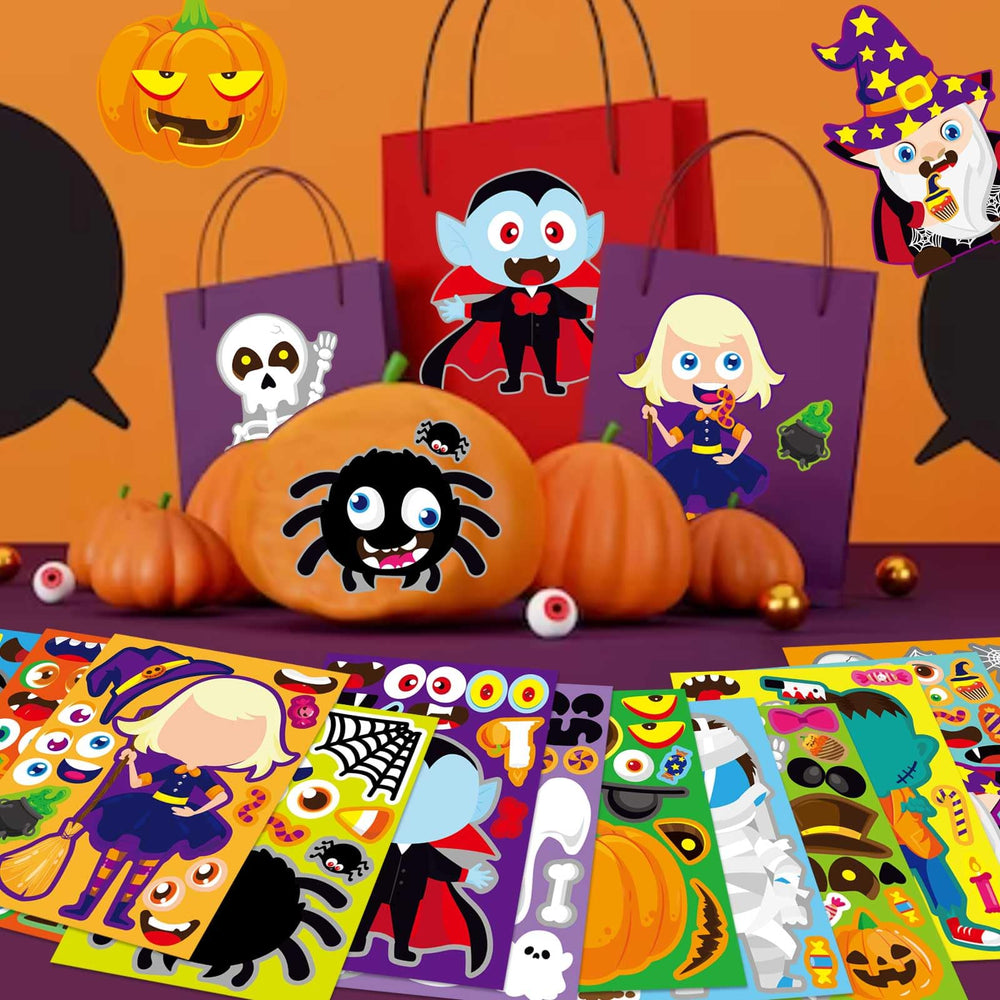 DUJAA Halloween sticker sheets inspire arts and crafts beyond trick-or-treat