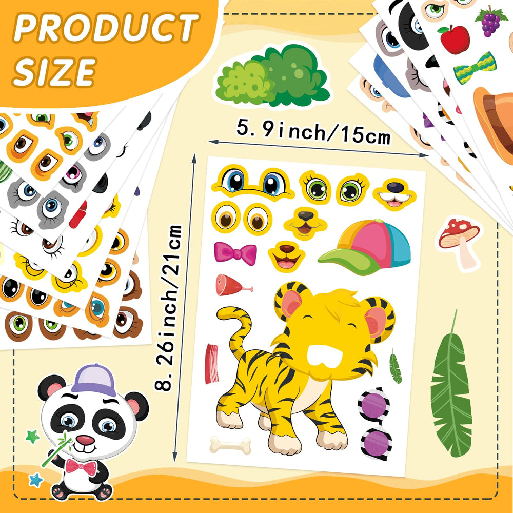 DUJAA Classroom rewards stickers with fun animal designs.