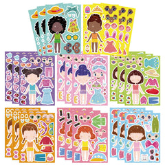 DUJAA Make a Face stickers showcase playful facial features for creative storytelling.
