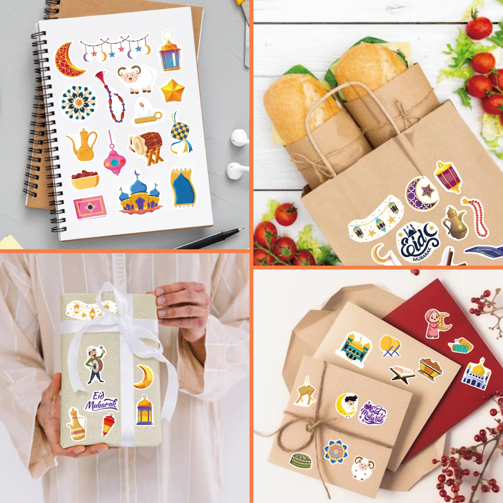 DUJAA party supplies stickers to boost festive gift packaging.