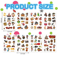 DUJAA pirate ship sticker for laptop or binder sparks imaginative play