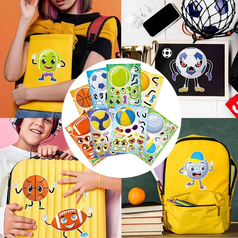 DUJAA sport ball stickers ideal gift for kids' parties and celebrations.