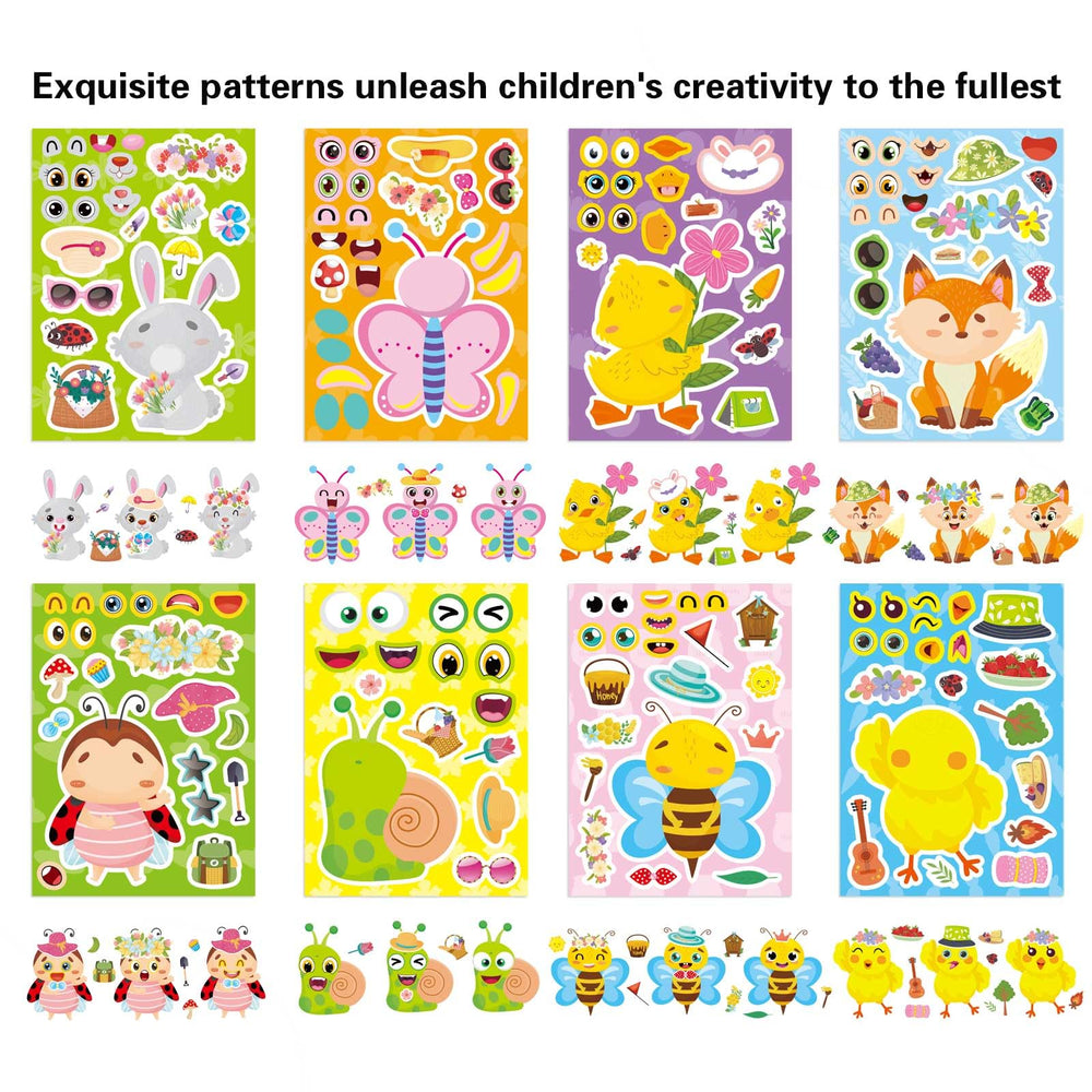 DUJAA spring stickers bee design, add sparkle to arts and crafts.