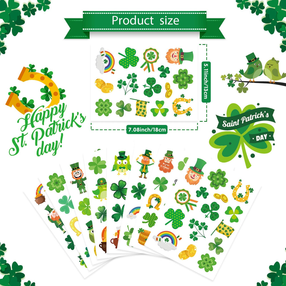 DUJAA leprechaun design stickers decorate gifts and cards with playful charm.
