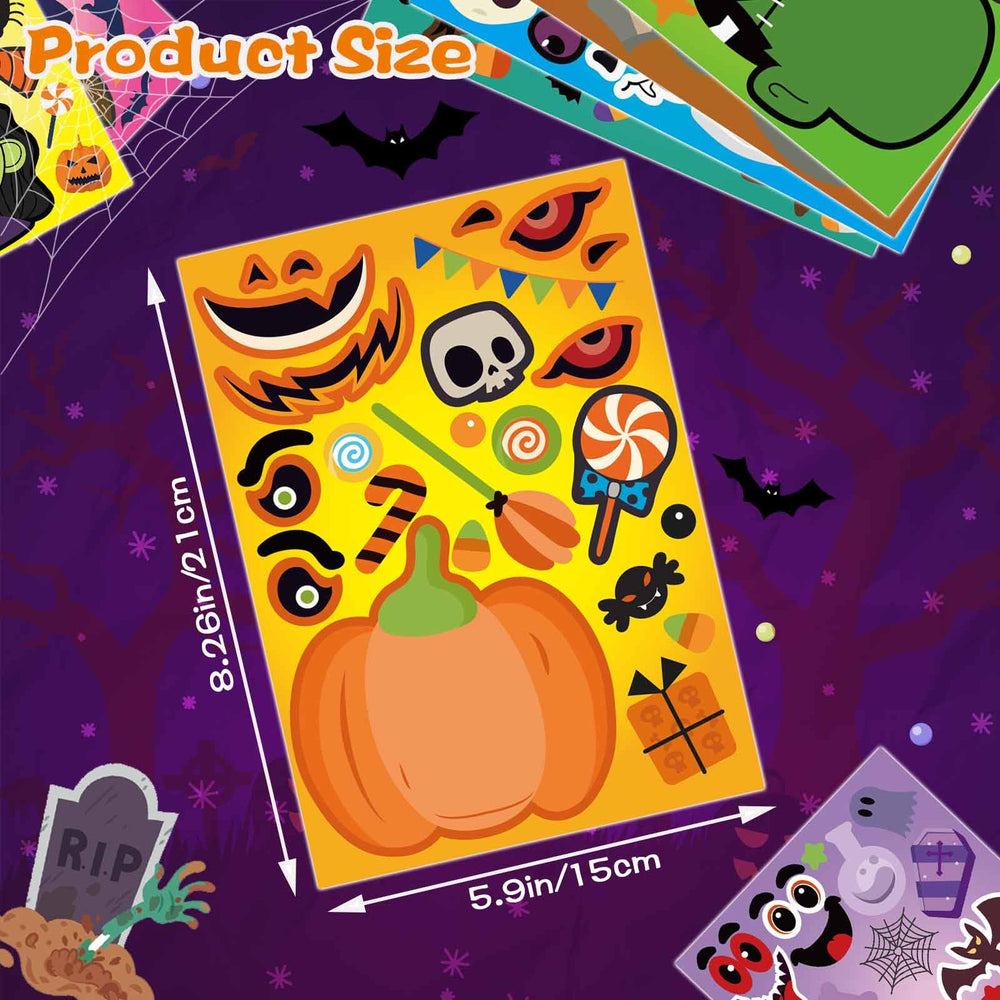 DUJAA Sticker activity kit for hours of creative Halloween fun.