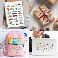 DUJAA vehicles and planes stickers boost art projects and DIY decorations