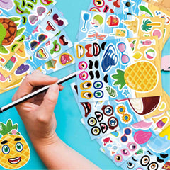 DUJAA summer stickers seal enhance ocean-themed crafts and gifts.