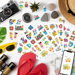 DUJAA teacher reward stickers celebrate student effort in class activities