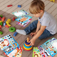 DUJAA winter stickers decorate gift wrap and party favors with character.
