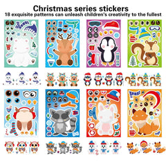 DUJAA winter stickers glossy finish resist wear on windows and doors.