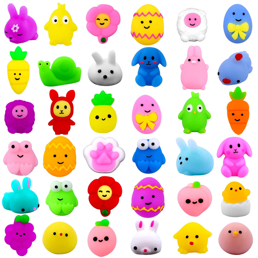 DULEFUN Easter Mochi Bunny Toy for calm play and stress relief.