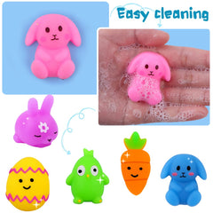 DULEFUN Easter Mochi Fruit Squish for colorful tactile fun.