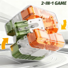 DULONIME 3D cube puzzle color ball detail highlighting color-matching interaction