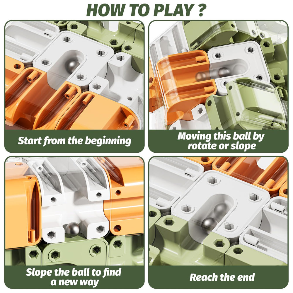 DULONIME 3D cube puzzle travel-friendly setup for on-the-go learning