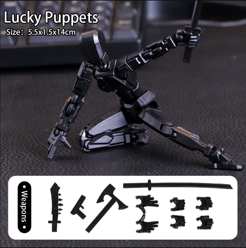 Dumwick Titan 13 with interchangeable hands enables dynamic posing