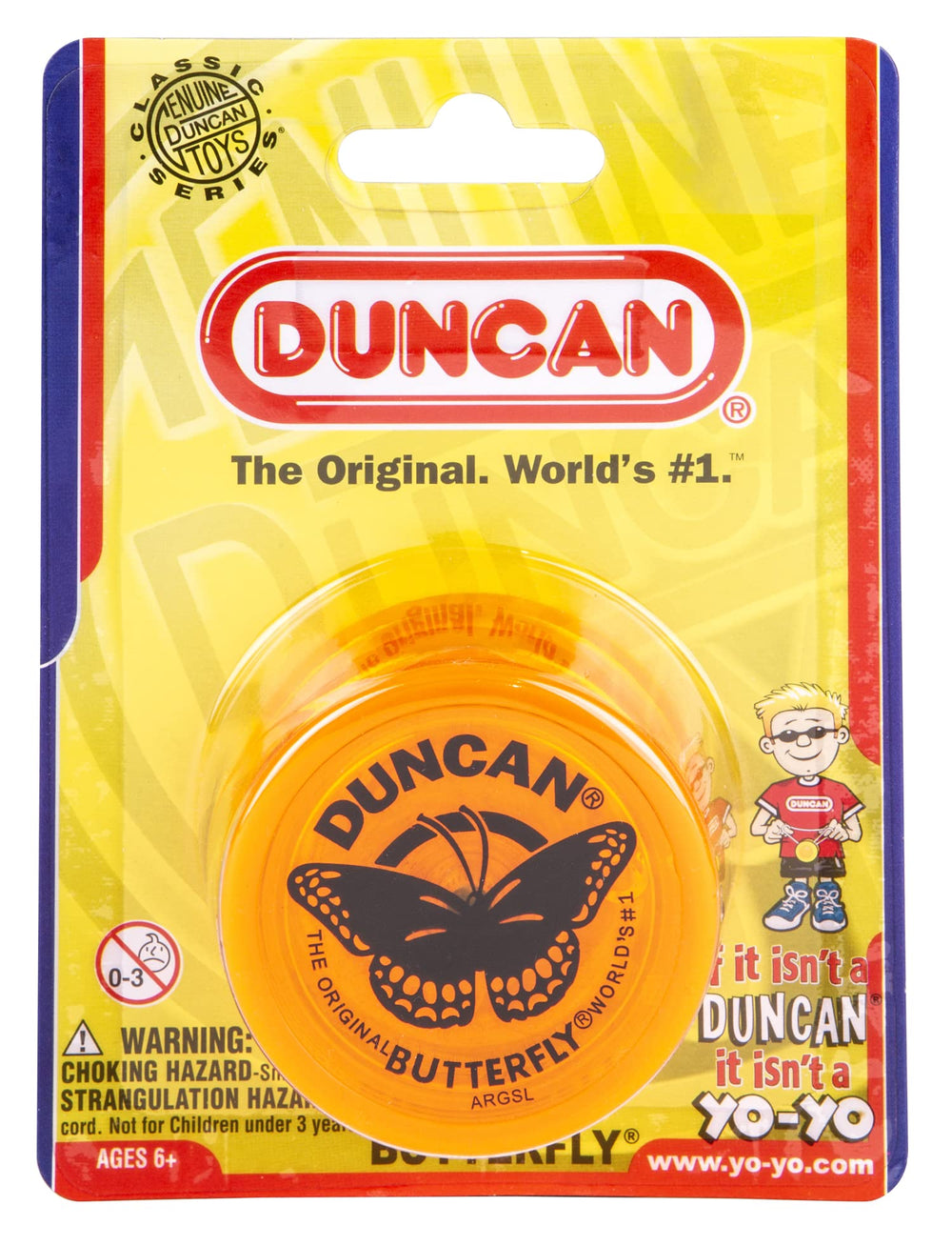 Duncan Butterfly yo-yo, ideal beginner toy and thoughtful gift.