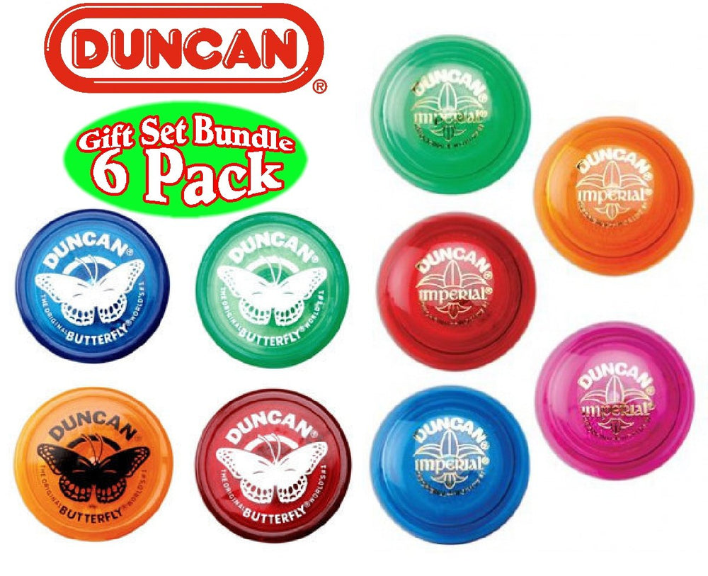 Duncan Deluxe Gift Set 6-pack packaging for beginners and fans of yo-yo play.