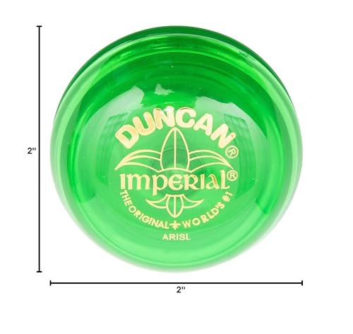 Duncan Imperial Yo-Yo lime green color stands out in play