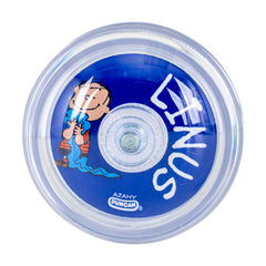 Duncan Imperial Yo-Yo Linus front view showing beginner-friendly steel axle and durable plastic body.