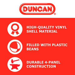 Duncan Juggling Balls no-bounce construction supports smoother tosses during practice.