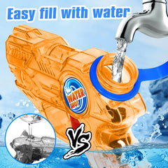 DUNEMEI lightweight compact water gun for tiny hands and on-the-go play.