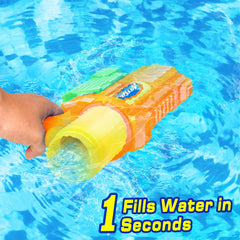 DUNEMEI water gun delivers long-range streams from a 1200cc tank