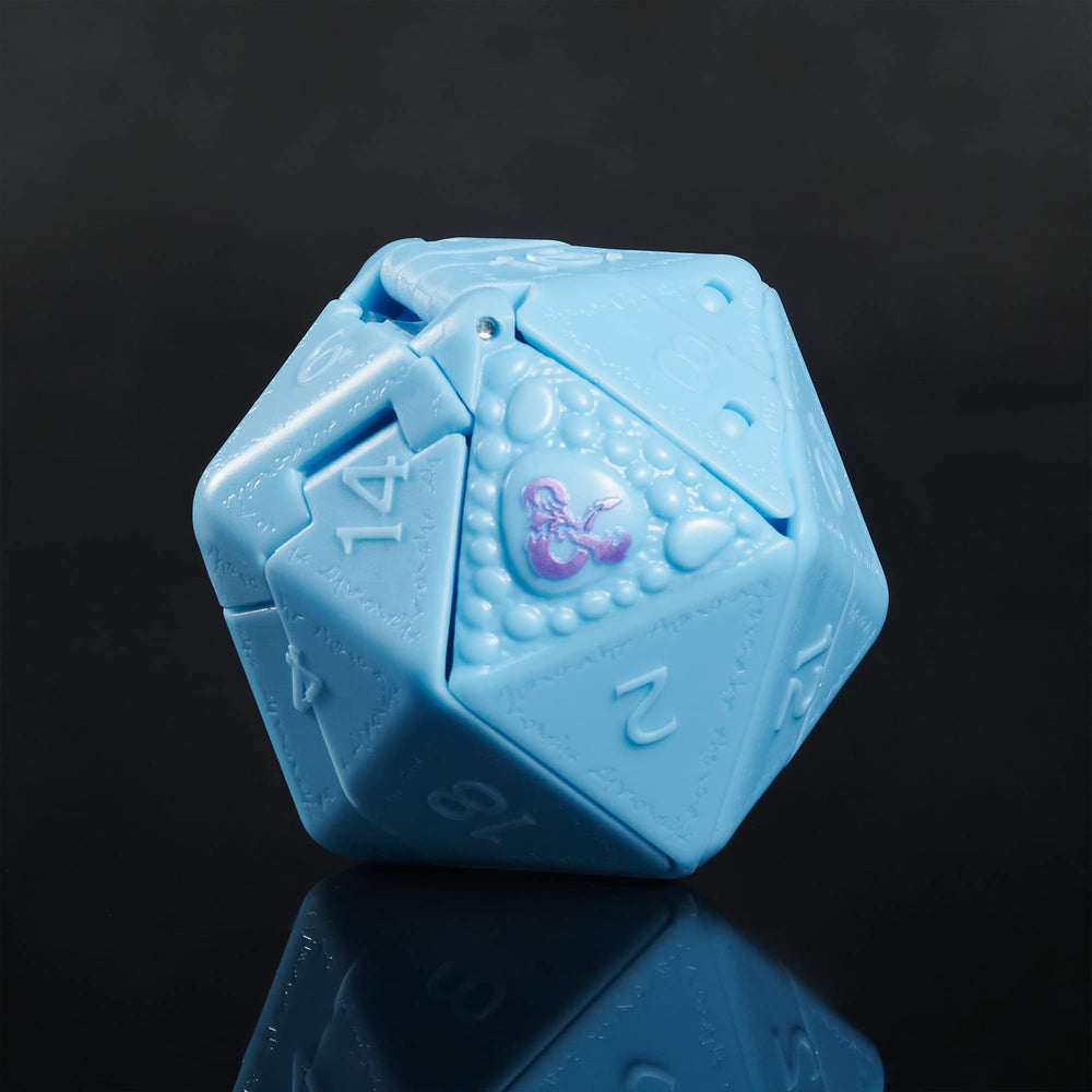 Dungeons & Dragons Dicelings Blue Beholder lore-inspired design for desk.