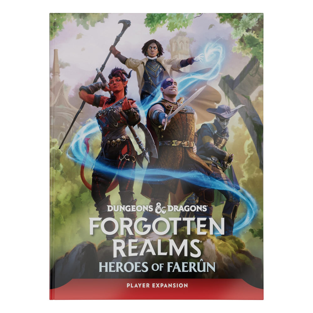 Dungeons & Dragons Heroes of Faerun cover highlights the player expansion for campaigns.