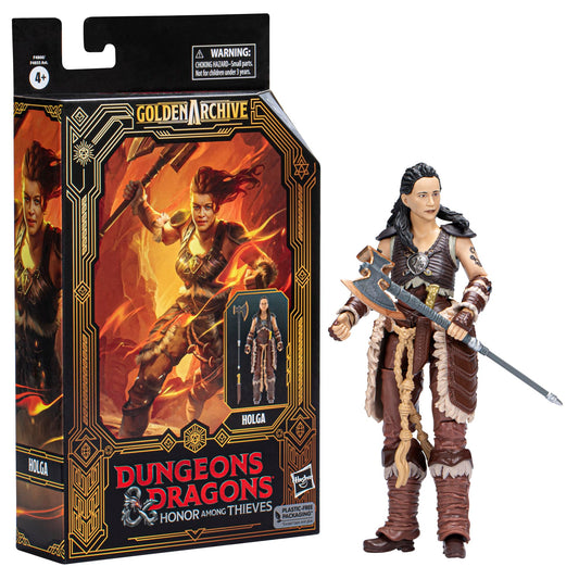 Dungeons & Dragons Holga 6-inch figure front view for display.