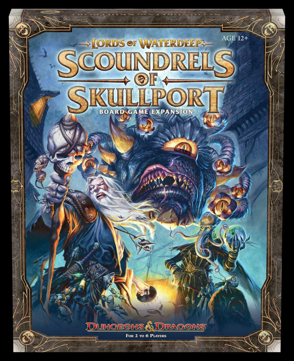 Dungeons & Dragons Lords of Waterdeep Scoundrels of Skullport expansion image adds new content for game night