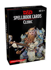 Dungeons & Dragons Spellbook Cards Cleric card front laminated for fast reference.