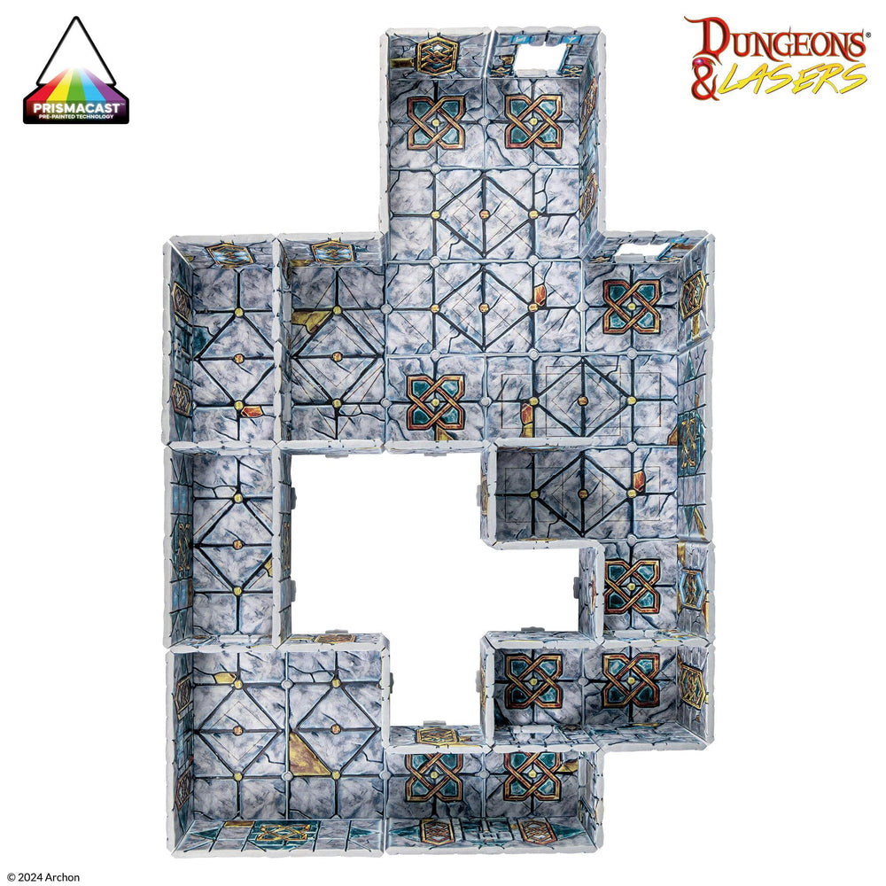 Dungeons & Lasers 5E-compatible terrain supports seamless D&D adventures.