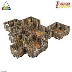 Dungeons & Lasers Abandoned Mines full wall assembly layout for quick setup