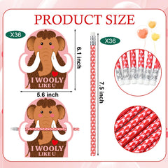 Dunzoom Valentine pencil with heart design for gifting and writing