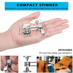 Duomishu fidget spinner demonstrates spin action with endless flicks